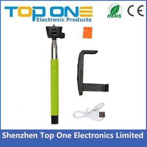 2015 nueva fábrica <span class=keywords><strong>monopie</strong></span> Bluetooth Selfie palo con Bluetooth botón del obturador - Product Image 6