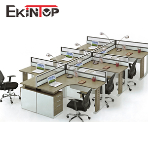 Ekinop أثاث المكاتب العرض ، مكتب العمل مكتب لؤلؤة بيضاء + الببغاء الأخضر ، ومكاتب مكتب تصميم الأثاث - Product Image 2