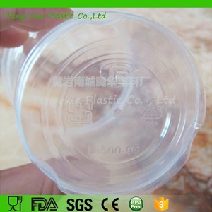 Promocional grande! encargo impresa clara transparente PP desechable vaso de plástico taza de jugo con tapa - Product Image 5