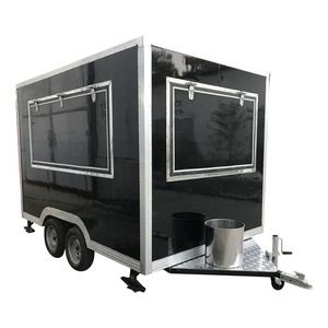 Canción diseño único camión de comida hamburguesa puesto carros <span class=keywords><strong>para</strong></span> hielo crema usado - Product Image 1