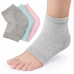 Hot Foot Care sbiancante e umidità crepa traspirabilità Gel di Silicone protezione del tallone calzino Spa <span class=keywords><strong>con</strong></span> foro di ventilazione - Product Image 2