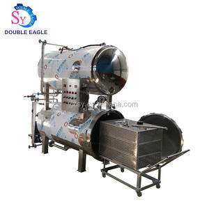 Stérilisateur à haute pression pour aliments en conserve à double étage de 300 kg/fois/Machine de rétortage pour jus de fruits en conserve - Product Image 4