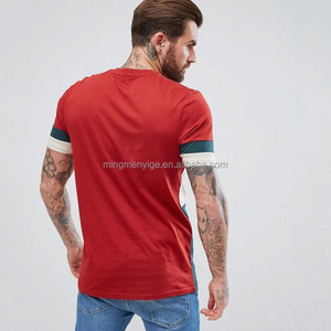 L' Ultimo Disegno lavare A Secco Tre Colori Cuciture Uomini T Shirt <span class=keywords><strong>Online</strong></span> - Product Image 2