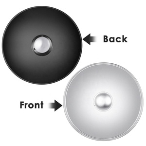 Reflector de plato de belleza para iluminación estroboscópica de estudio, estándar de aluminio, 17 " / 42cm - Product Image 6