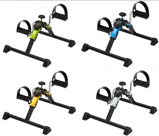 Folding Pedal Exerciser for Legs and Arms Workout Portable Desk Bike Peddler Exerciser DL103-1