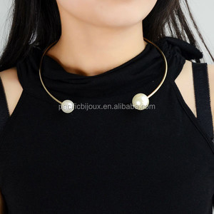 Latest Fashion Style Choker Two Pearl Necklace and <strong>Bracelet</strong> Jewelry Set <strong>Torque</strong> Jewellery Set - Product Image 4