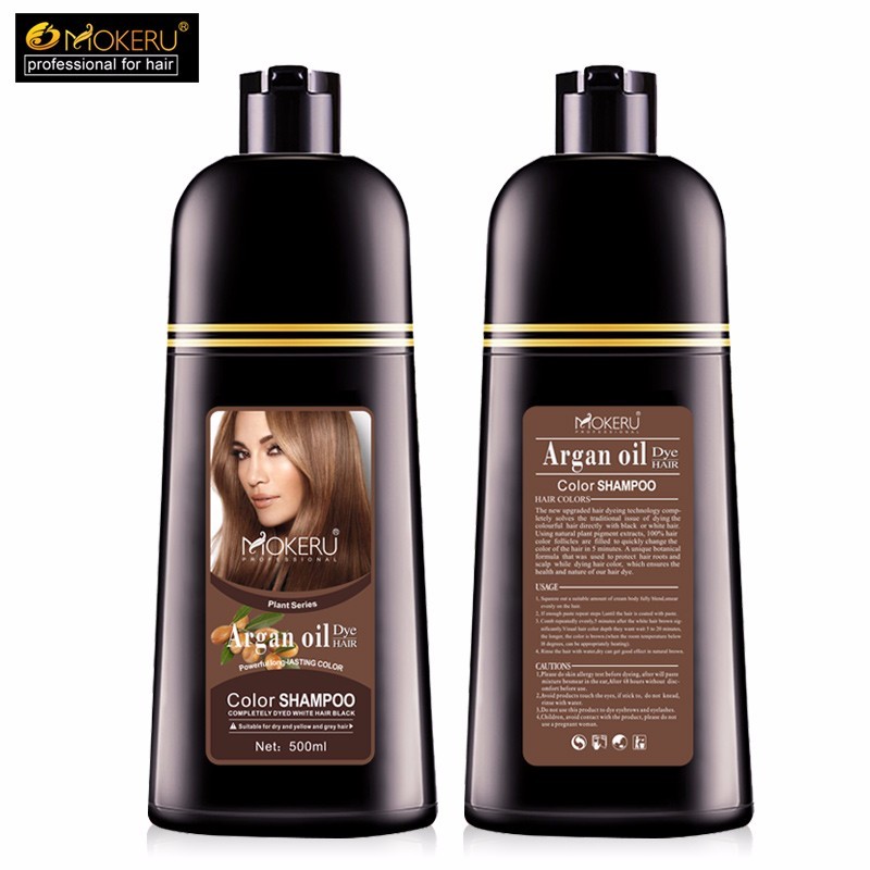 Mokeru Men Beard Dye Shampoo With