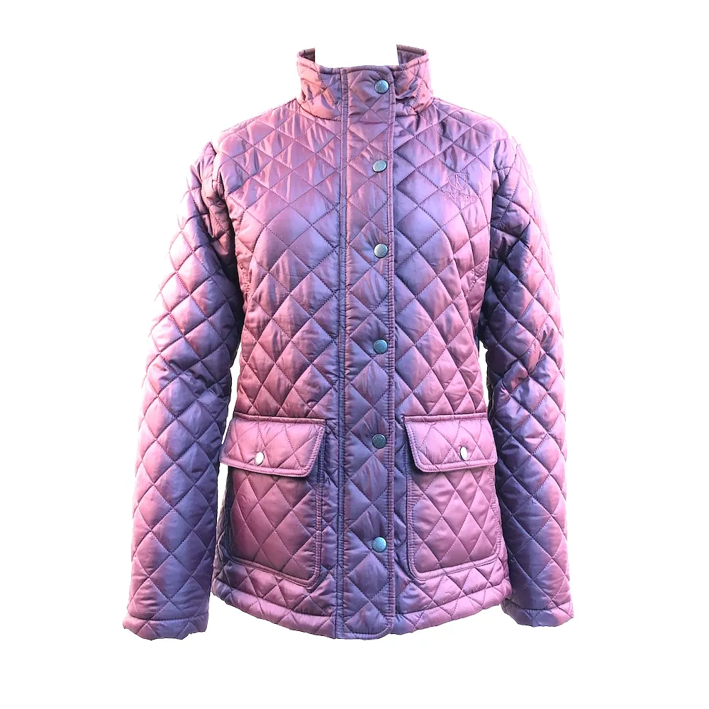 2021 casual winter diamond lady quilted padded jacket