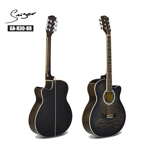 HS-3930 39 'tapa de transferencia de agua de <span class=keywords><strong>tino</strong></span> high-gloss estudiante de color guitarra acústica precio barato para principian - Product Image 4