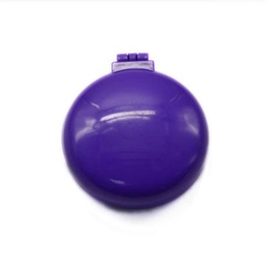 Custom Round Folding Pocket Hair Brush Mini Hair <strong>Comb</strong> <strong>with</strong> Makeup <strong>Mirror</strong> - Product Image 3