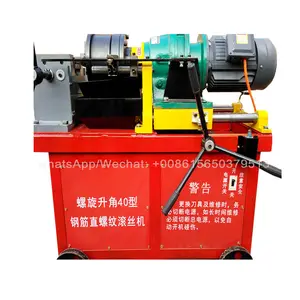 10-40Mm Thread Rolling Machine dengan Satu Set Benang Roller