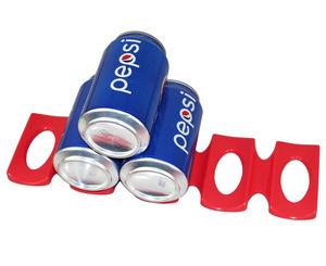 Estante de almacenamiento fácil de apilar, armario de cocina, nevera, soporte para botellas de vino - Product Image 5