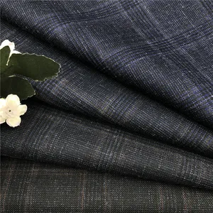 Polyester % 80% viskon % 20% mix malzeme dokulu kumaş uygun erkek takım elbise pantolon blazer İplik boyalı guangzhou tekstil kumaş