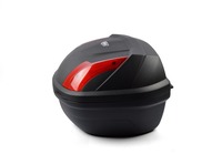 Étui noir pour moto, 2 casques, top, couleur noire
