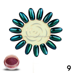 Luxury Acrylic <strong>Nail</strong> <strong>Chrome</strong> Pigment <strong>Powder</strong> with Magic Metallic Mirror Effect CE Certified Customizable for <strong>Nail</strong> Art DIY - Product Image 4