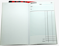 Carnet de reçus en promotion 80g, papier de caisse proforma, livre de factures dupliquées en deux feuillets