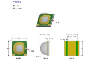 Nhà máy làm cho công suất cao 5 Wát SMD 5050 gốm Chất nền màu xanh <span class=keywords><strong>LED</strong></span> điốt cho nước đèn hồ bơi - Product Image 3