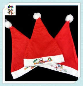Calidad colores rojo y blanco <span class=keywords><strong>Deluxe</strong></span> Navidad padre FIESTA DE Navidad Santa sombreros 2017 - Product Image 5