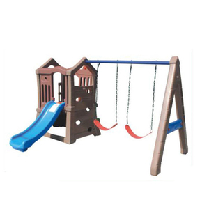 Trung Quốc Hạnh Phúc Giá Rẻ Nhất Thiết Kế Mới Trẻ Em Trong Nhà Ngoài Trời Playhouse Với Cầu Thang Trượt - Product Image 1