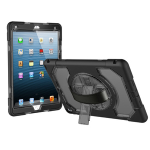 Heavy-Duty xoay chân đế trường hợp máy tính bảng với dây đeo da Vật liệu silicon Tương thích cho <span class=keywords><strong>iPad</strong></span> Pro 10.5 inch 3/10 không khí 5/2019 - Product Image 2