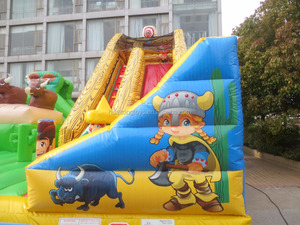 Gorila inflable para bebés, tobogán grande inflable, <span class=keywords><strong>parque</strong></span> de atracciones con toros inflables - Product Image 2