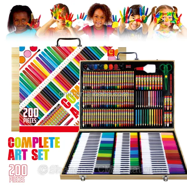 Ensemble d'accessoires artistiques portables multifonctions, pour jouer sur les dessins des enfants à l'école, 1 pièce