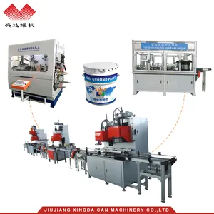 10-20L paint tin maker machine tinplate can body making machine