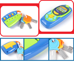 Móvil Musical <span class=keywords><strong>para</strong></span> Bebé de Juguete con Forma de Smartphone de Plástico Personalizado con Cerradura y Llave, Funciona con Pilas, <span class=keywords><strong>para</strong></span> Niños, Embalaje en Caja - Product Image 3