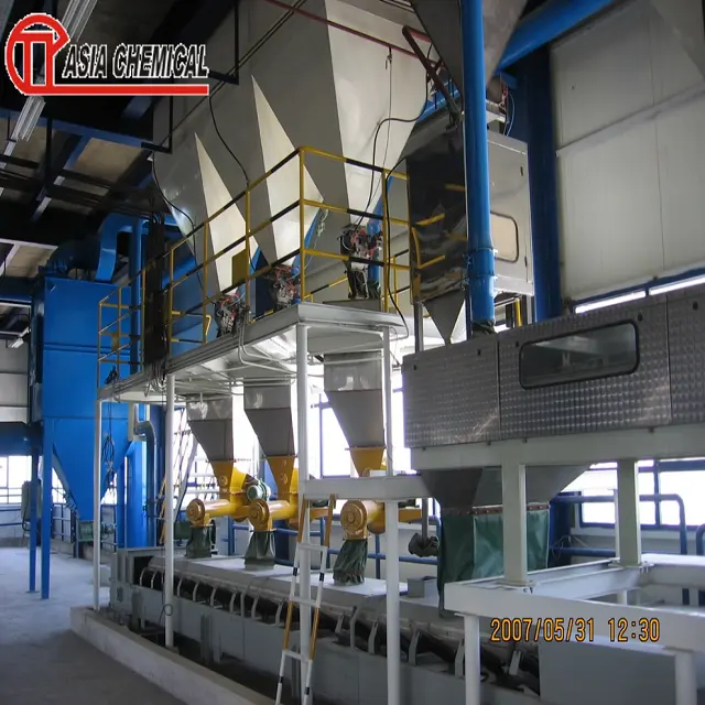 Máquina de fabricación de detergente en polvo, línea de producción de plantas