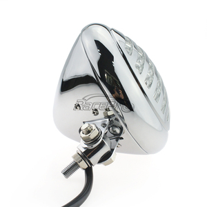 6.75 "गोली हार्ले के लिए जंगला कवर के साथ कस्टम मोटरसाइकिल हेडलाइट Headlamp - Product Image 3
