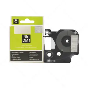 Cinta de etiquetas Compatible con DYMO estándar, D1 45020, 12mm, 1/2 pulgadas, LabelManager 100, 120P, 150, 160, impresoras 450 Duo