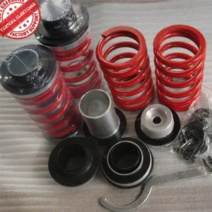 Aluminium auto prestaties schorsing Verlagen Verstelbare Schroefset Coil Spring Kit