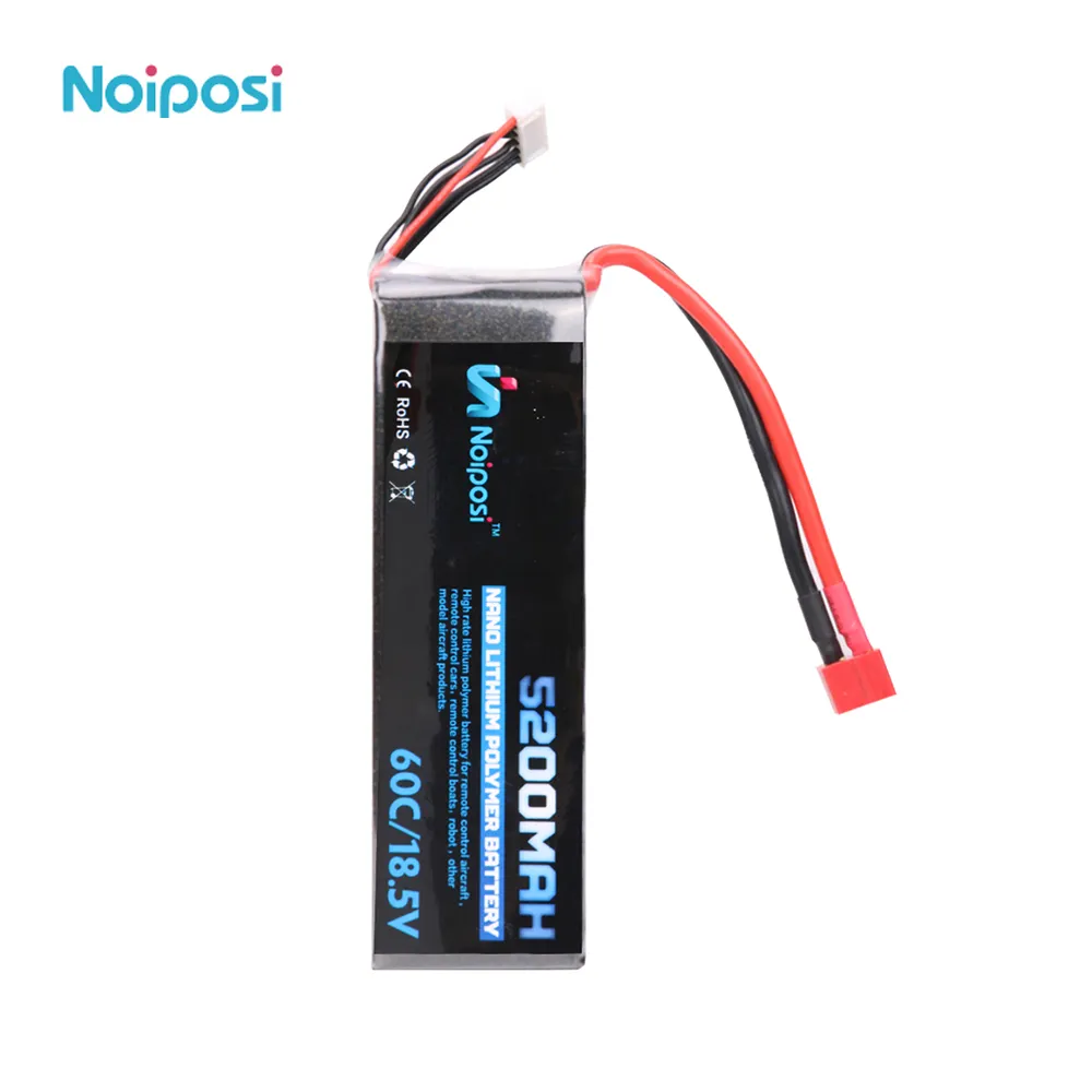 Yüksek C sınıfı 7.4 V 11.1 V 14.8 V 18.5 V 22.2 V 5200 mAh gökyüzü kral lipo pil rc pil için uçak