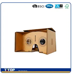 FSC y BSCI y FAMA Google cartón VR caja 3D