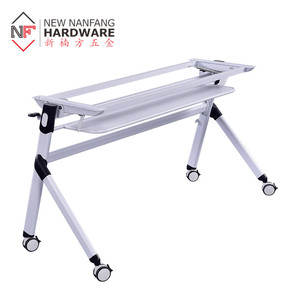 Cadre de <span class=keywords><strong>table</strong></span> pliable moderne pour formation en bureau avec <span class=keywords><strong>roulettes</strong></span> mobiles pour <span class=keywords><strong>table</strong></span> de formation - Product Image 3