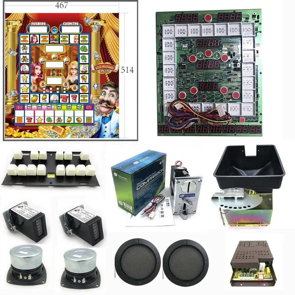 Kit de machine de jeu multi-pièces bricolage intérieur dessus de table usine directe en gros arcade pcb kit de machine de jeu