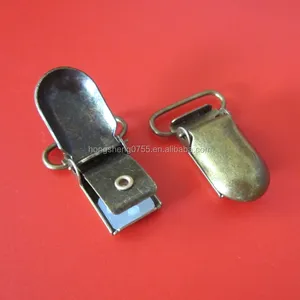 20mm messing metall strumpf schnuller clip für frauen strumpfband clip