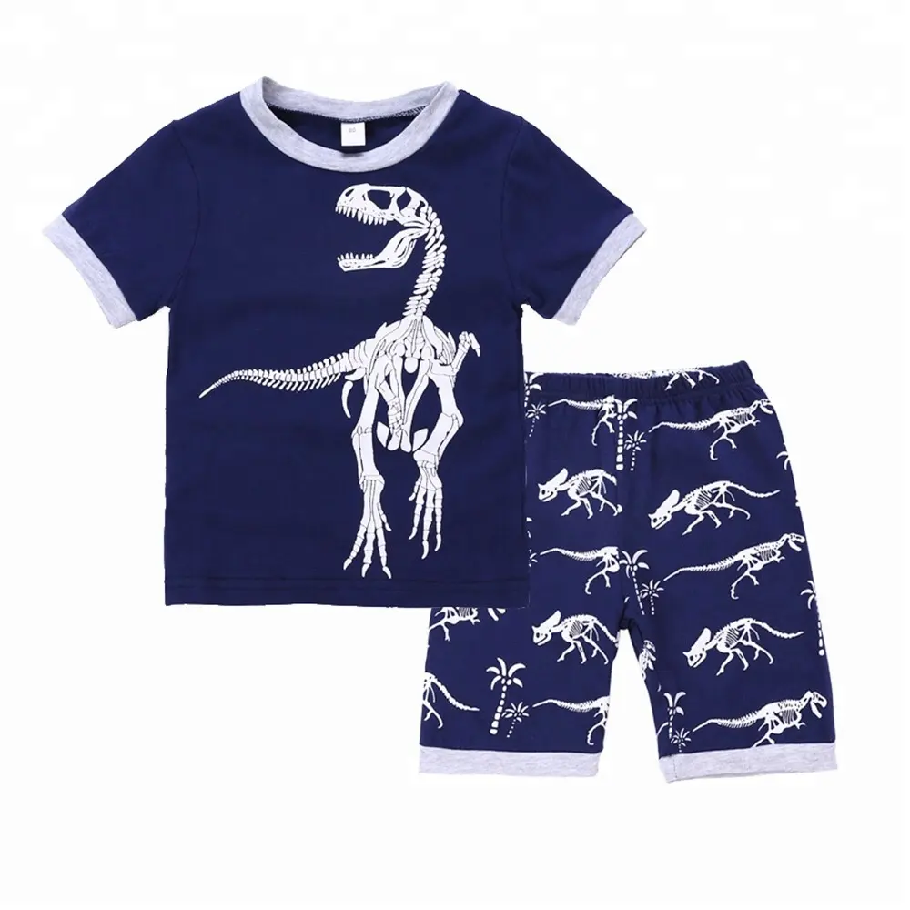 Kinder kleidung Set Kinder bekleidung Casual Dinosaur Design Kleinkind Jungen Kleidung Sets