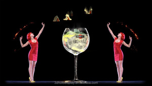 Musion Bút kẻ mắt lá 3D ba chiều hệ thống máy chiếu ba chiều màn hình chiếu - Product Image 4