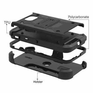 Étui 3 en <span class=keywords><strong>1</strong></span> pour Samsung <span class=keywords><strong>Galaxy</strong></span> xcamouflage 4 G390F, coque de téléphone robuste avec support de fixation, ceinture - Product Image 4
