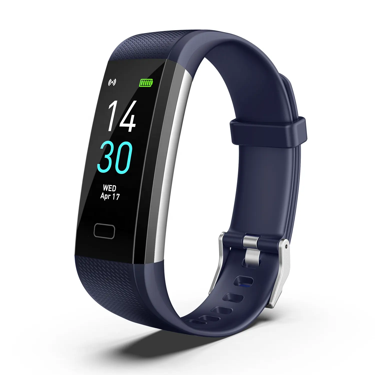 Waterproof IP67 Heart Rate Blood Pressure Smart Watch Band with Color Screen Wearhealth App