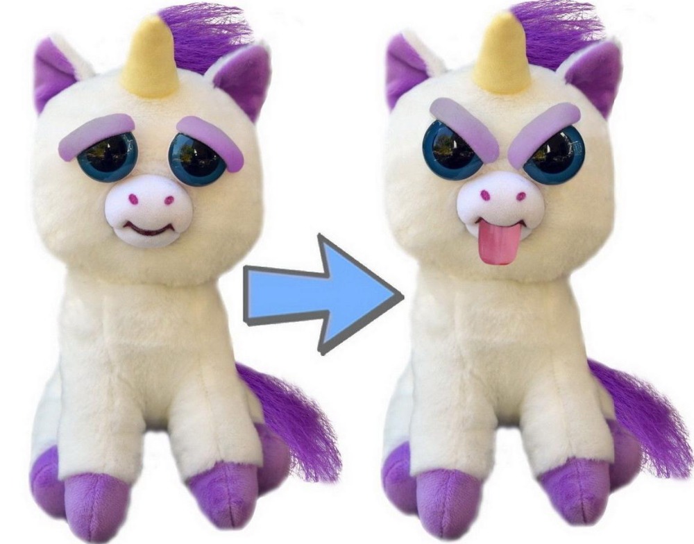 Мягкие плюшевые игрушки со сменным лицом