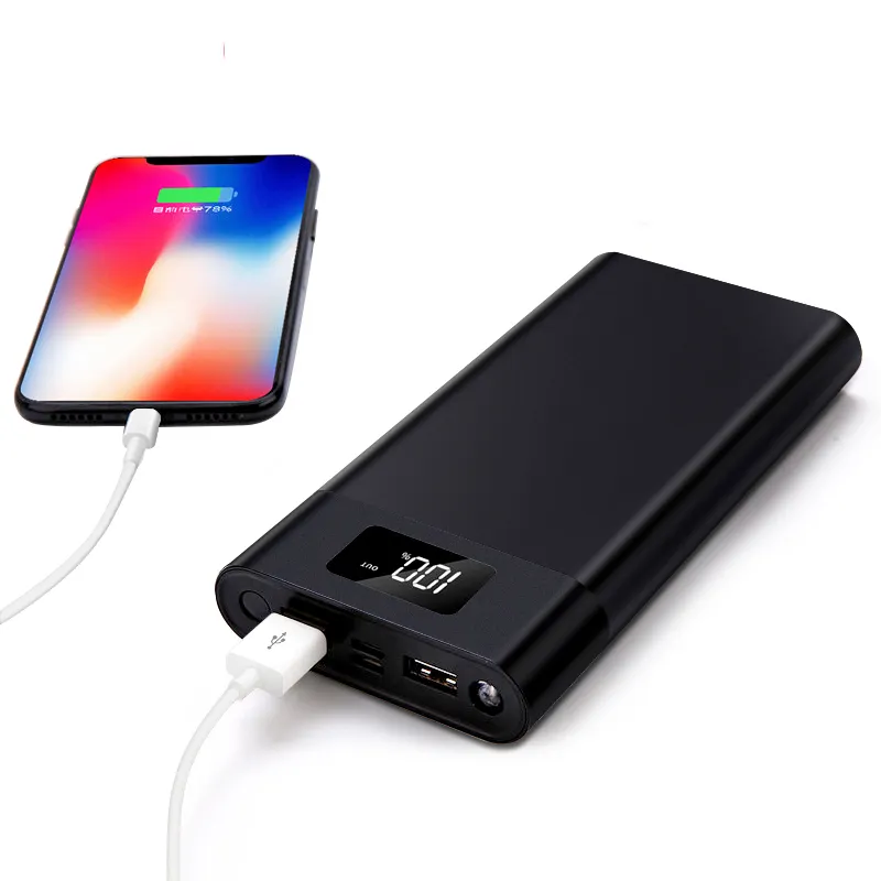 Điện Thoại di động Phụ Kiện Sản Phẩm Mới 2019 20000 mah Ngân Hàng Điện Kép USB Port Powerbanks cho iPhone cho Xiaomi