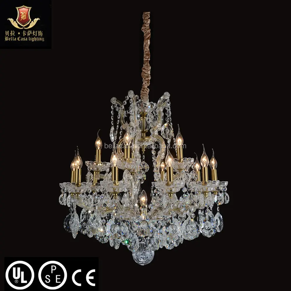 Chandliers de cristal con 2015 candelabro de cristal moderno en China