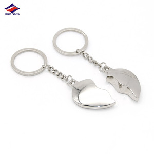Longzhiyu Hình Trái Tim Kim Loại Keychains Nhẫn Tùy Chỉnh Cặp Đôi Tình Yêu Dây Móc Khóa 15 Năm Nhà Sản Xuất Tùy Chỉnh Móc Chìa Khóa Bán Buôn - Product Image 6