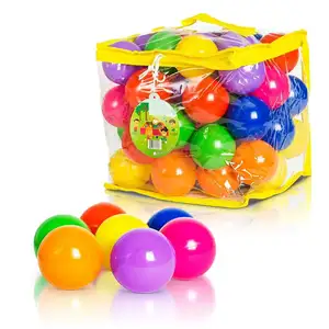 60mm weiche PE-Balle Kunststoffkugel für Outdoor-Spiel umweltfreundlicher Ball Pool-Spielzeug für Unisex für 5-7 Jahre & 8-13 Jahre