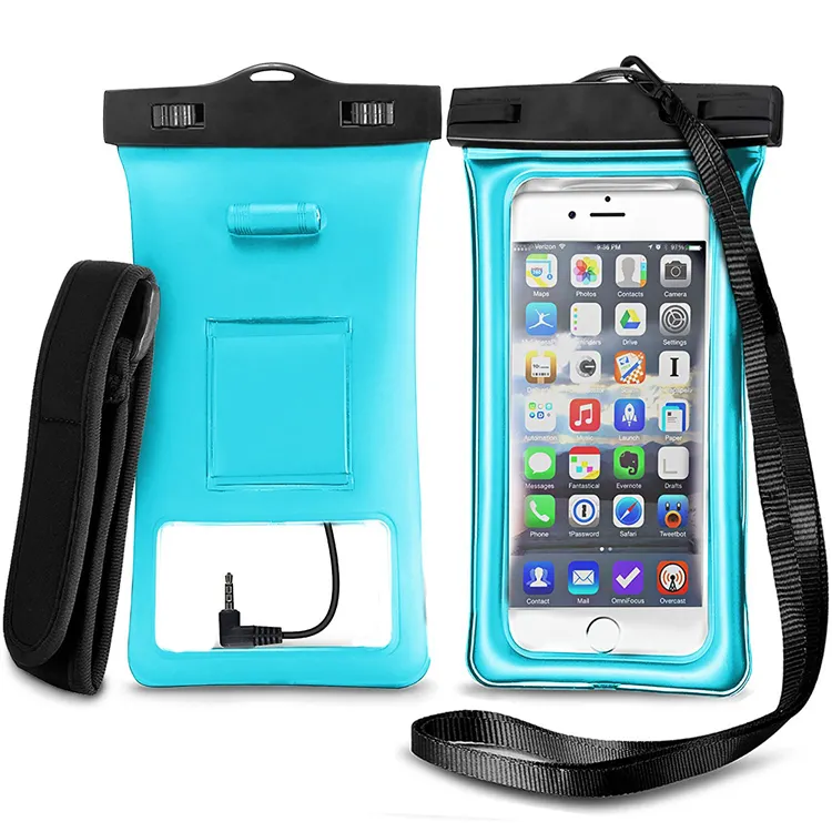 Ipx8 eua telefone móvel de natação, o mais popular, ecológico, alta qualidade, macio, tpu, à prova d' água