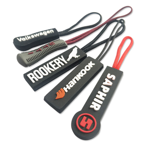 Nhà Máy Trực Tiếp Cung Cấp Mới Ưa Thích Tùy Chỉnh Thực Hiện <span class=keywords><strong>PVC</strong></span> Dây Kéo Kéo Tab Chất Lượng Cao Thanh Trượt Cho Quần Áo Từ Trung Quốc - Product Image 2