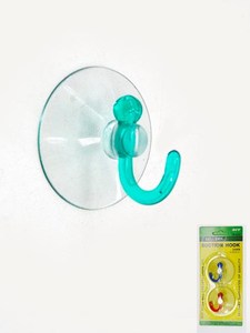 Gancho redondo de PVC de succión transparente Simple, 2 uds. - Product Image 3