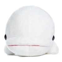 Nouveauté, baleine beluga en peluche, jouet en peluche en forme de baleine